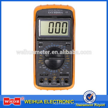 Multimètre numérique DT9208A avec température avec test LOGIC avec fréquence avec maintien des données